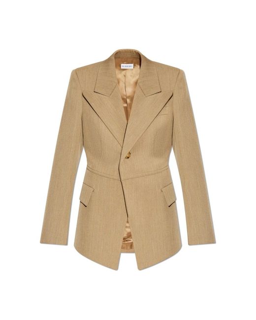 Burberry Natural Wollblazer