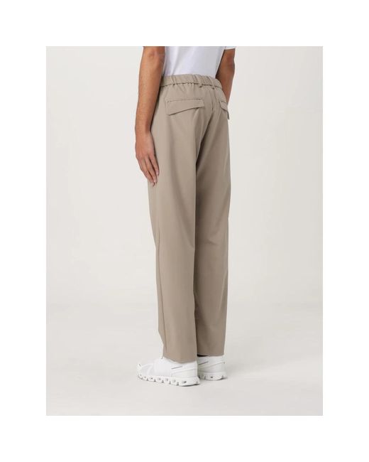 Straight Trousers di Paul & Shark in Gray da Uomo