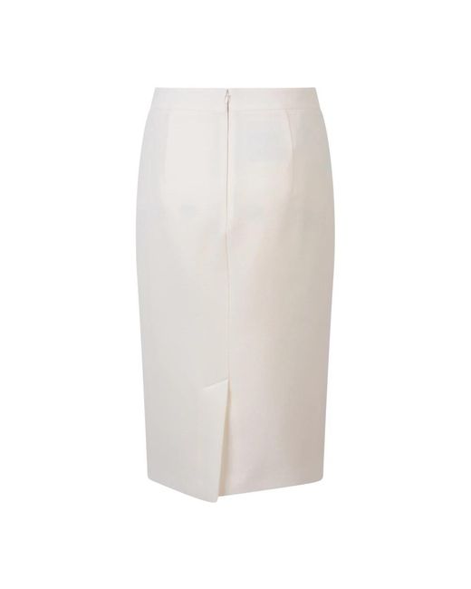 Moschino White Pencil Skirts