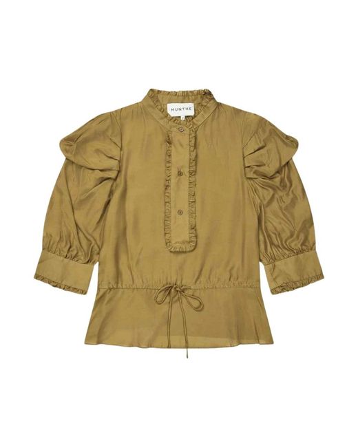 Munthe Vastu Blouse in het Green