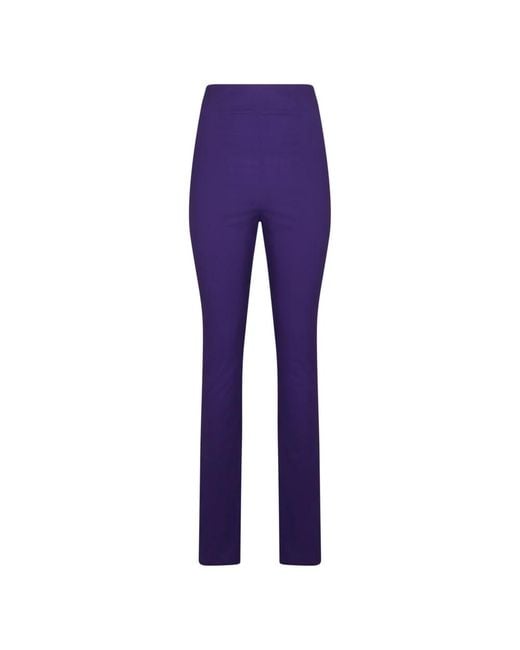 Philosophy Di Lorenzo Serafini Purple Slim-Fit Trousers