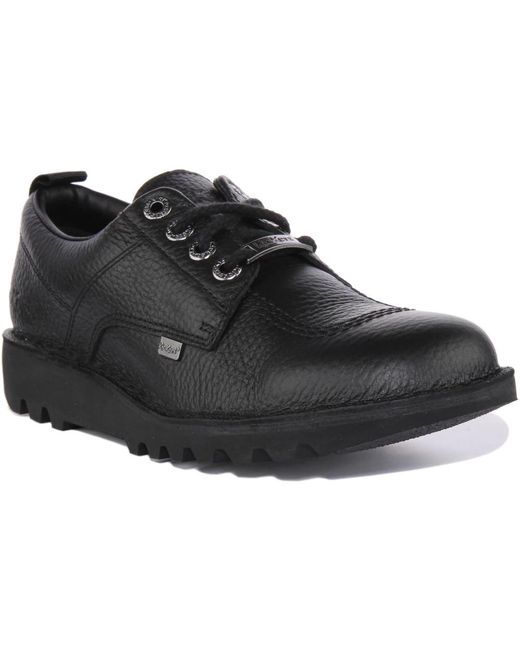 Kickers Black Laced Shoes for men