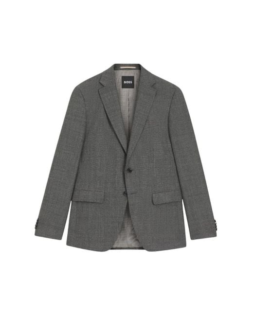 Boss Gray Blazers for men