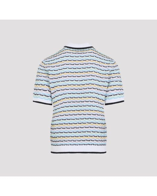 Casablanca Blue Polo Shirts for men