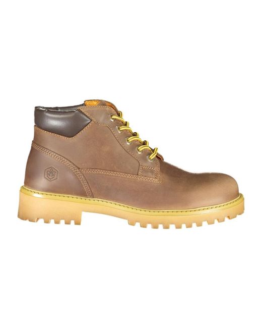 Lumberjack Brown Lace-Up Boots for men