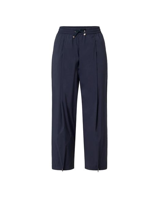 Herno Blue Straight Trousers