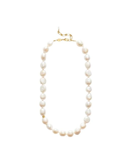 Anni Lu Metallic Stellar Pearly Necklace