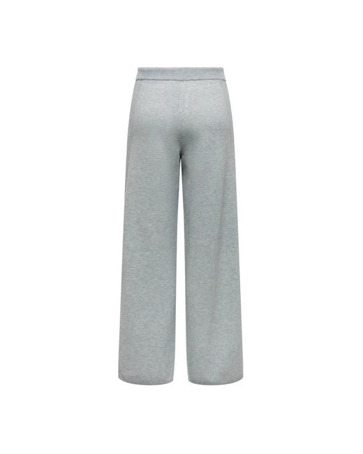 ONLY Gigi Wide Pant in het Gray