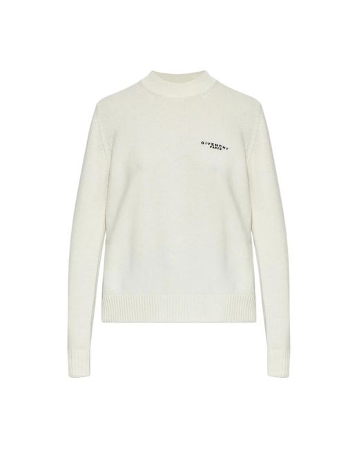 Givenchy Wol & Kasjmier Trui in het White