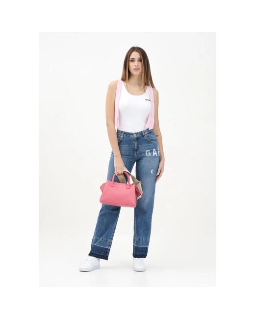 Gaelle Paris Blue Slim-Fit Jeans