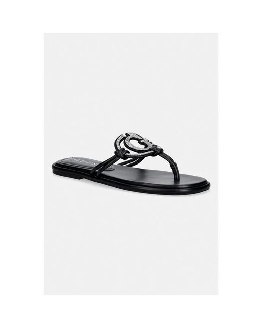 Guess Saimas Flip Flops in het Black