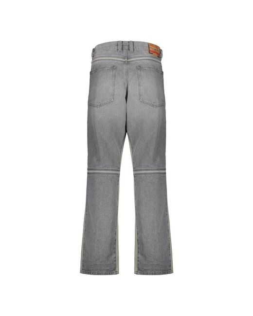 DIESEL Gray Straight Jeans for men