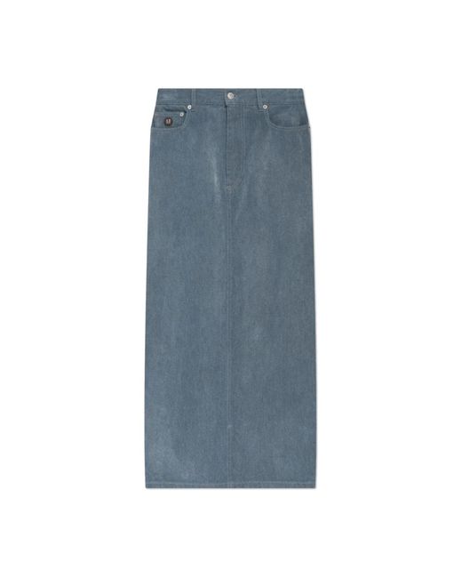 Moschino Blue Denim Skirts