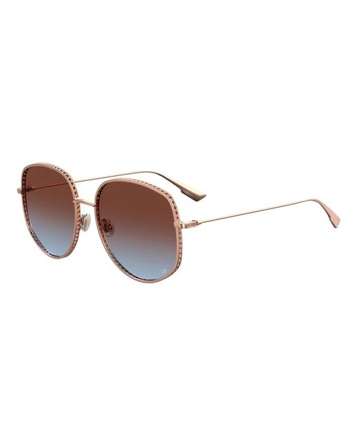 Rose gold/brown blue shaded occhiali da sole di Dior