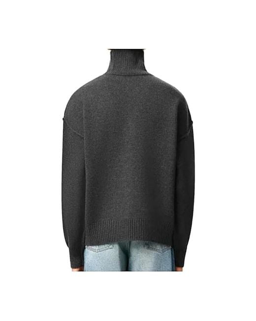 AMI Black Turtlenecks for men