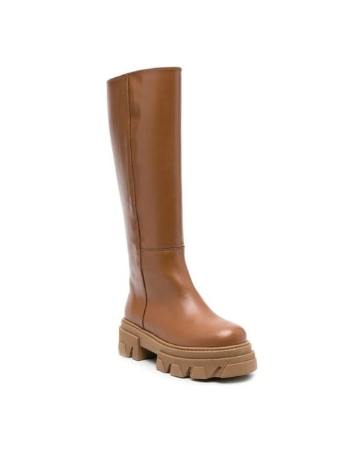 Alohas Brown High Boots