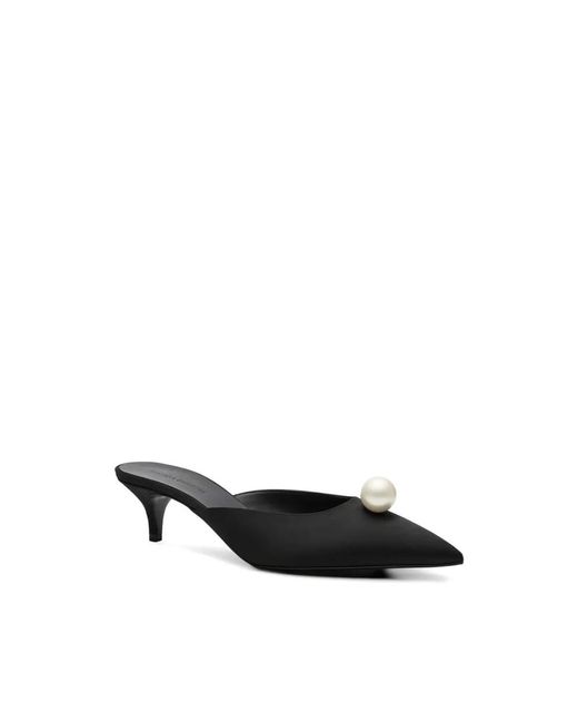 Magda Butrym Black Heeled Mules