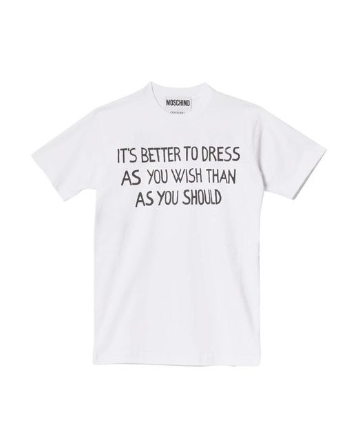 Moschino White T-Shirts
