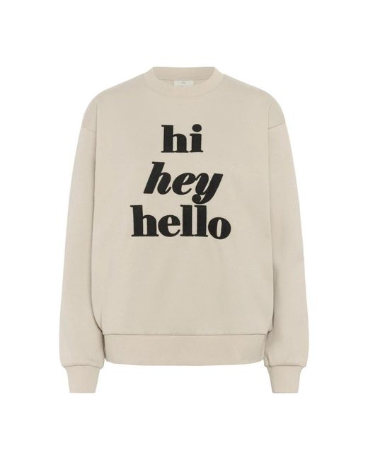 Sweatshirts Kaffe de color White
