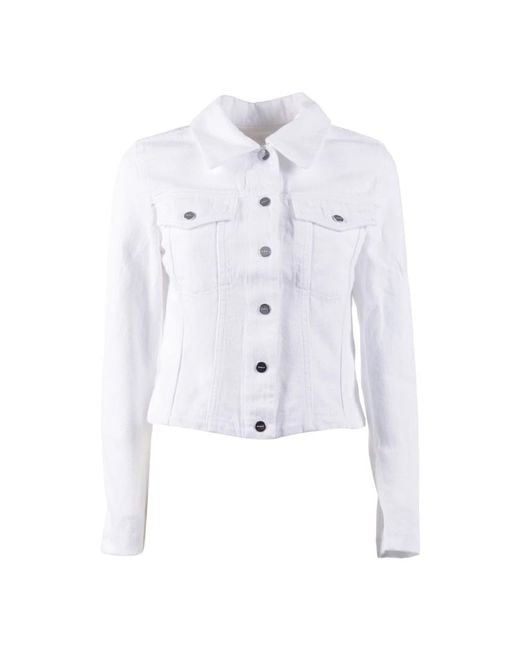 Dondup White Denim Jackets