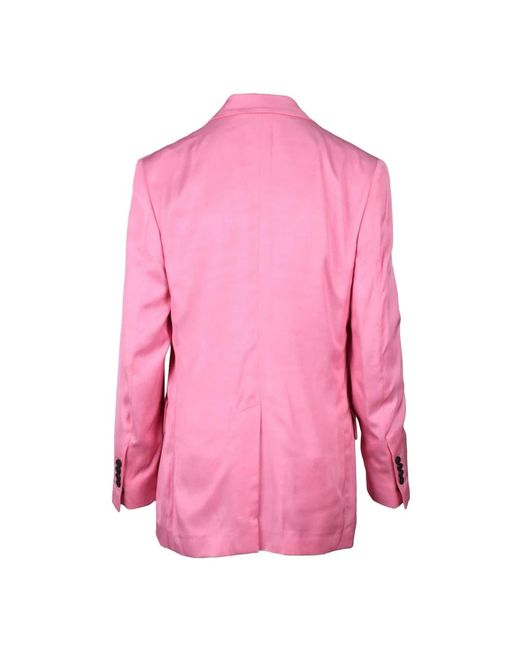 Tom Ford Pink Doppelreihige Jacke Aus Viskose