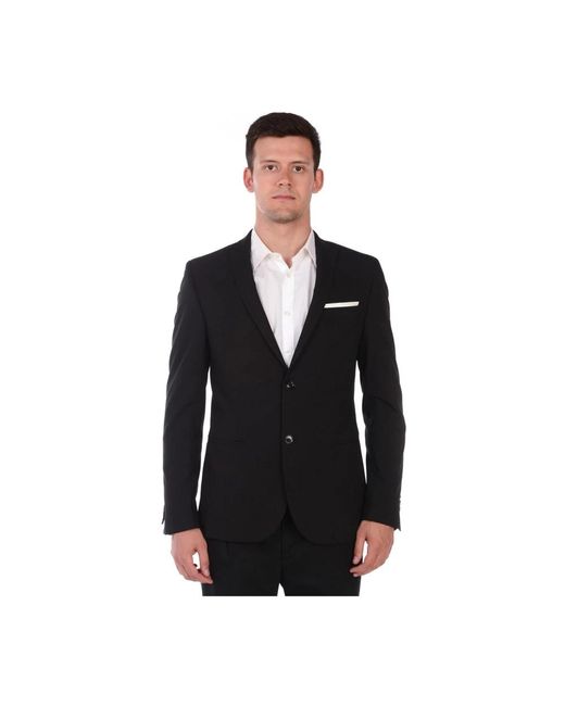 Daniele Alessandrini Black Blazers for men