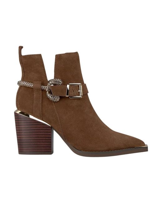Alma En Pena. Brown Cowboy & Biker Boots