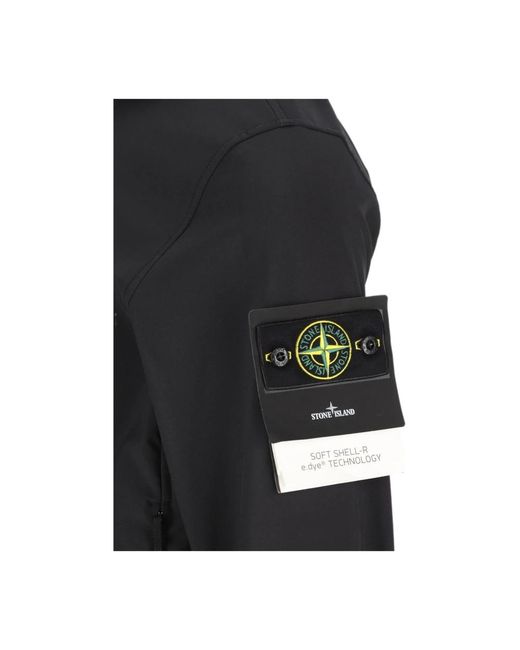 Stone Island Black Light Jackets for men