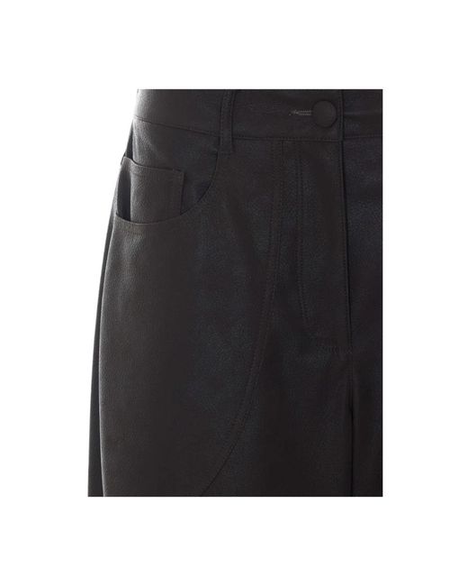 Liu Jo Black Straight Trousers