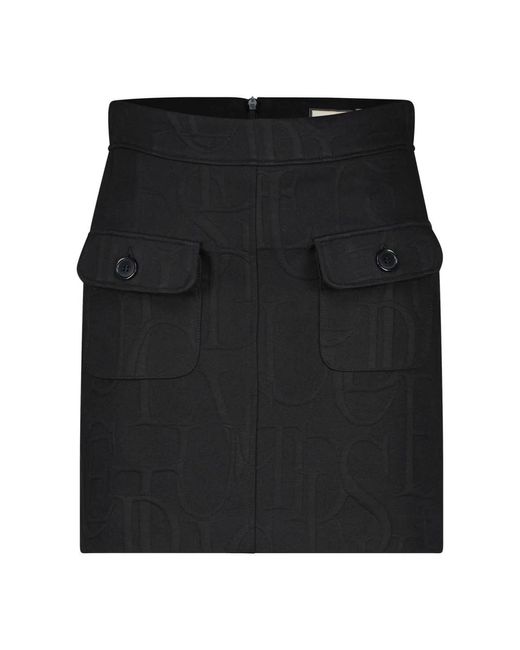 Seductive Paris Minirok Met Allover Letters in het Black