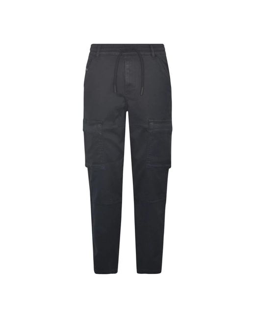 DIESEL Gray Slim-Fit Trousers for men