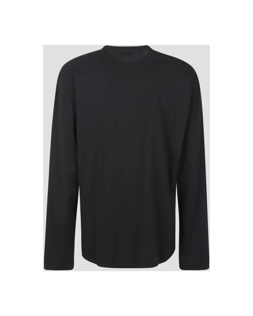 Rier Tops ,Zwart ,Katoen Rondhals Jersey Katoenen T-Shirt in het Black voor heren