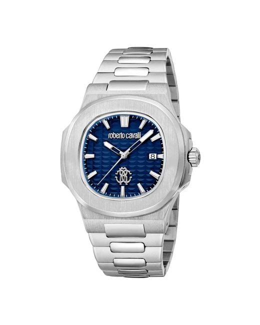 Roberto Cavalli Metallic Watches for men