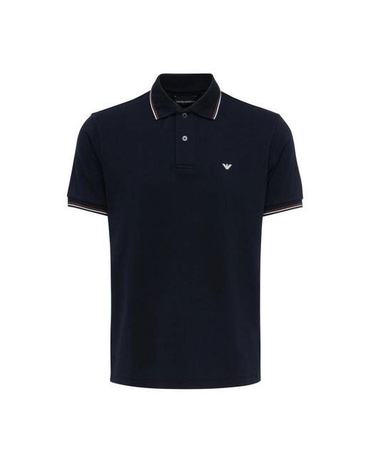 Emporio Armani Blue Polo Shirts for men