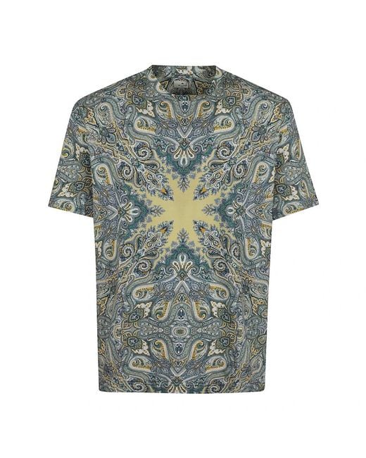 Etro Gray T-Shirts for men