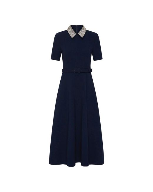 Rebecca Vallance Blue Midi Dresses
