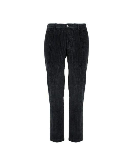 Michael Coal Slim-Fit Trousers in het Black voor heren
