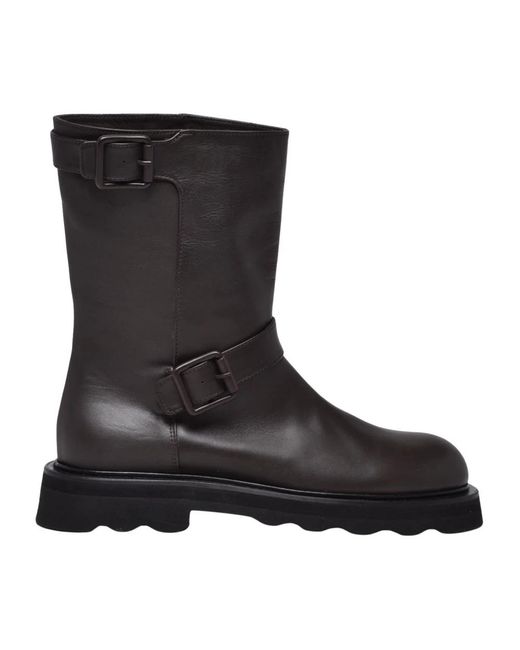 Pomme D'or Black Ankle Boots