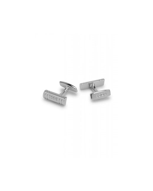 HUGO White Clips Bars for men