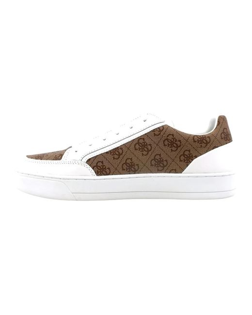 Guess Bicolor Sneaker in Brown für Herren