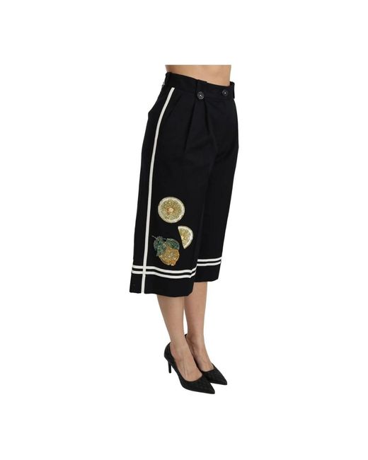 Dolce & Gabbana Black Bermudas