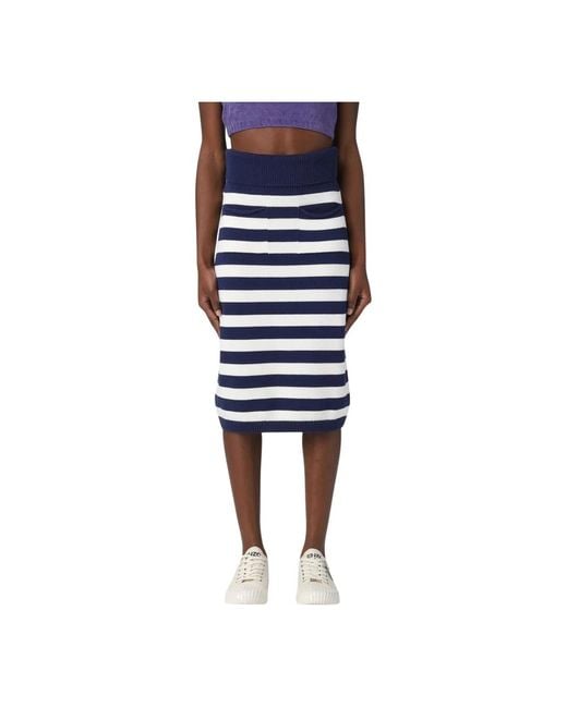 Midi Skirts KENZO en coloris Blue
