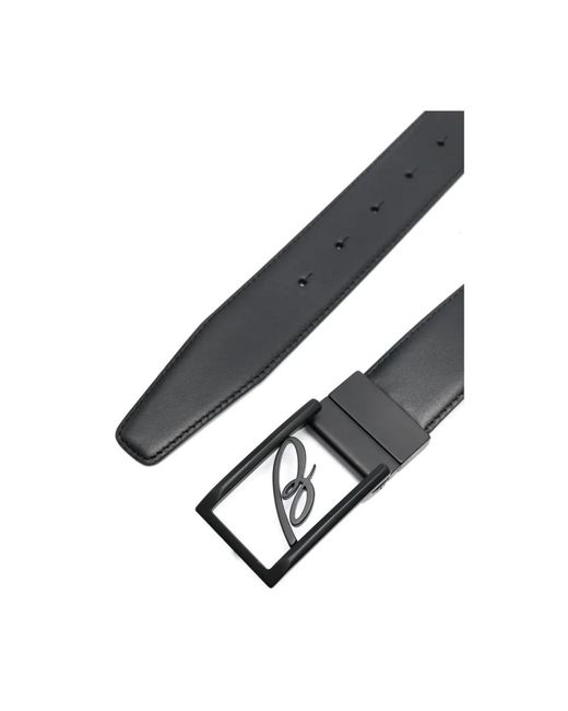 Brioni Black Belts for men
