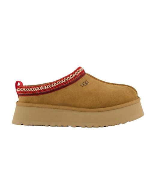Ugg Schoenen ,Bruin ,Wol Tazz Pantoffels Chestnut in het Brown