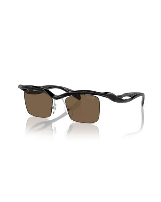 Prada Accessoires ,Zwart ,Stijlvolle A15S Sole Schoenen in het Brown