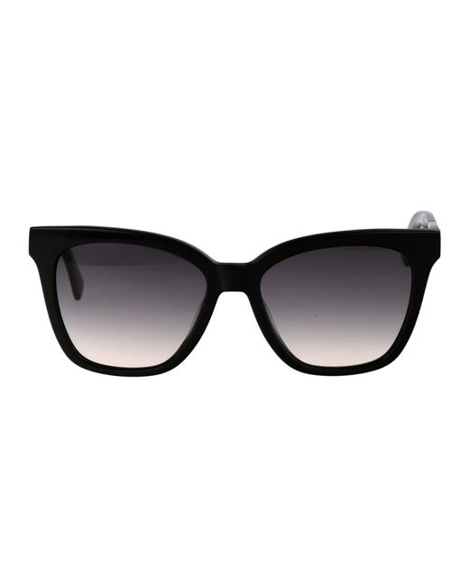 Longchamp Black Stylische sonnenbrille lol696s