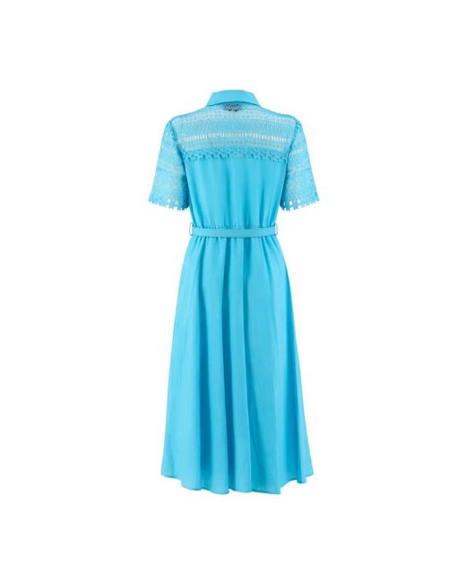 Ermanno Scervino Blue Shirt Dresses