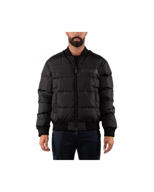 DSquared² Jassen ,Zwart ,Bomberjack in het Black voor heren