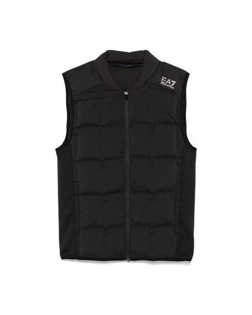 EA7 Black Vests for men