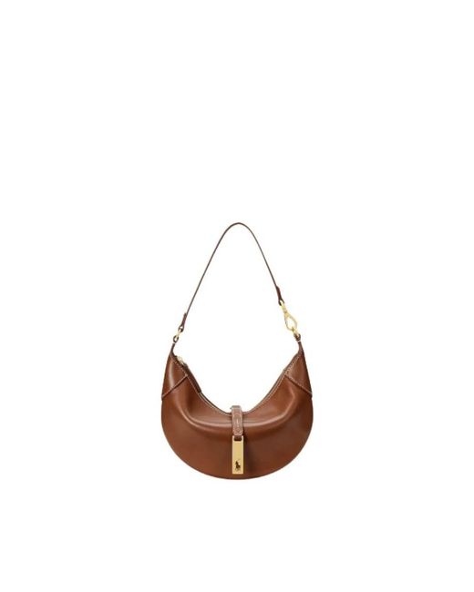 Polo Ralph Lauren Brown Shoulder Bags